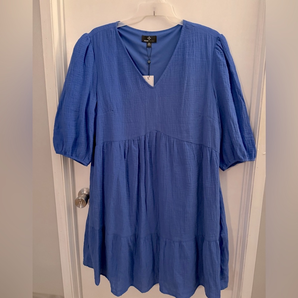 Ronni Nicole Vibrant Blue Dress*NEW*